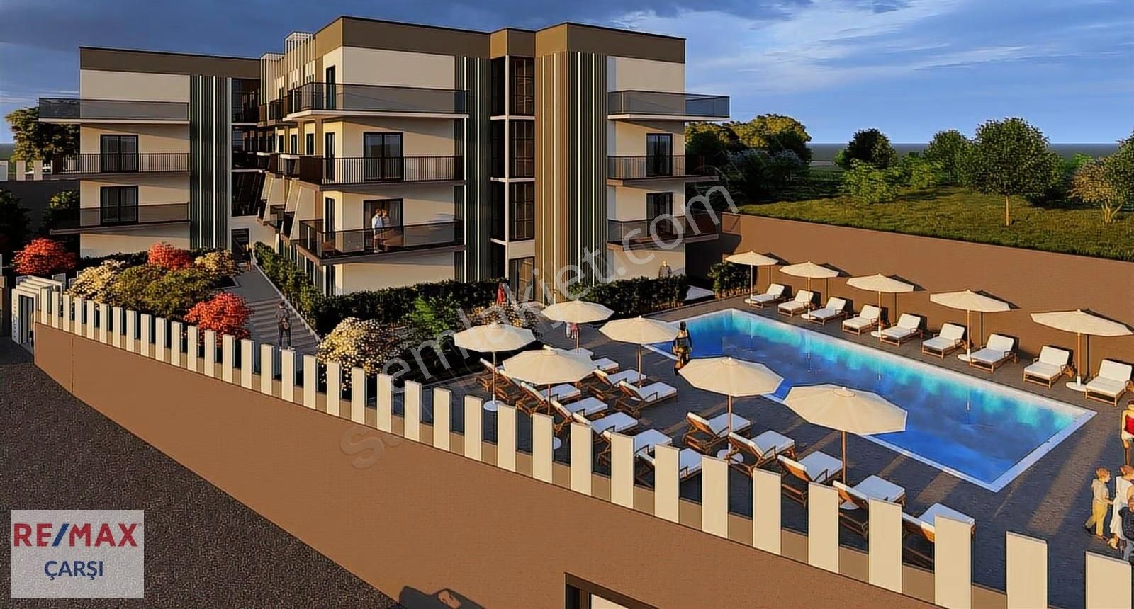 Lıvora Kabaoğlunda Satılık Bahçe Ve Çatı Dubleks Daireler