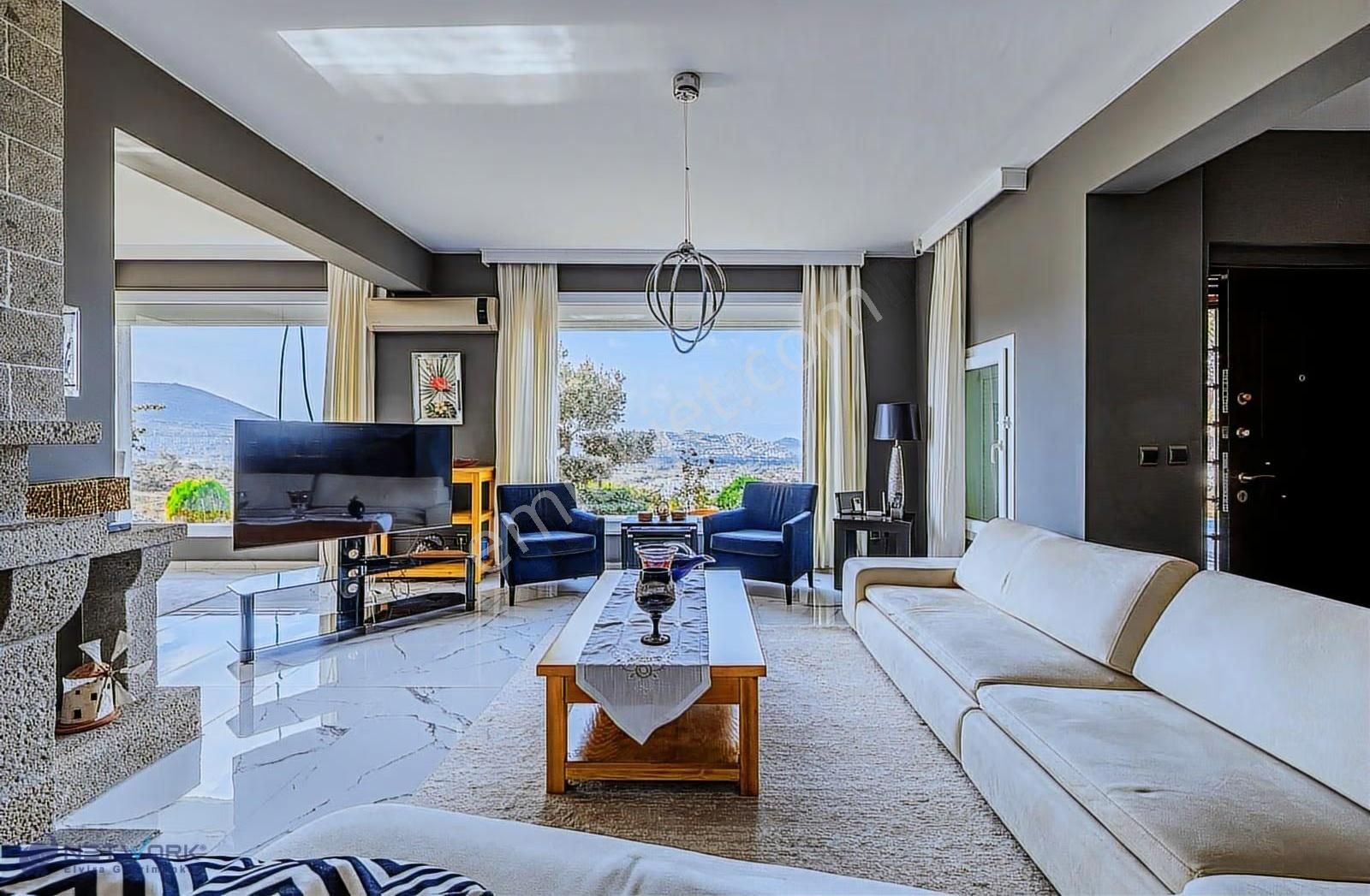 Bodrum Gümüşlük'te 1625m2 Arsa İçerisinde Deniz Manzaralı Villa - Görsel 21