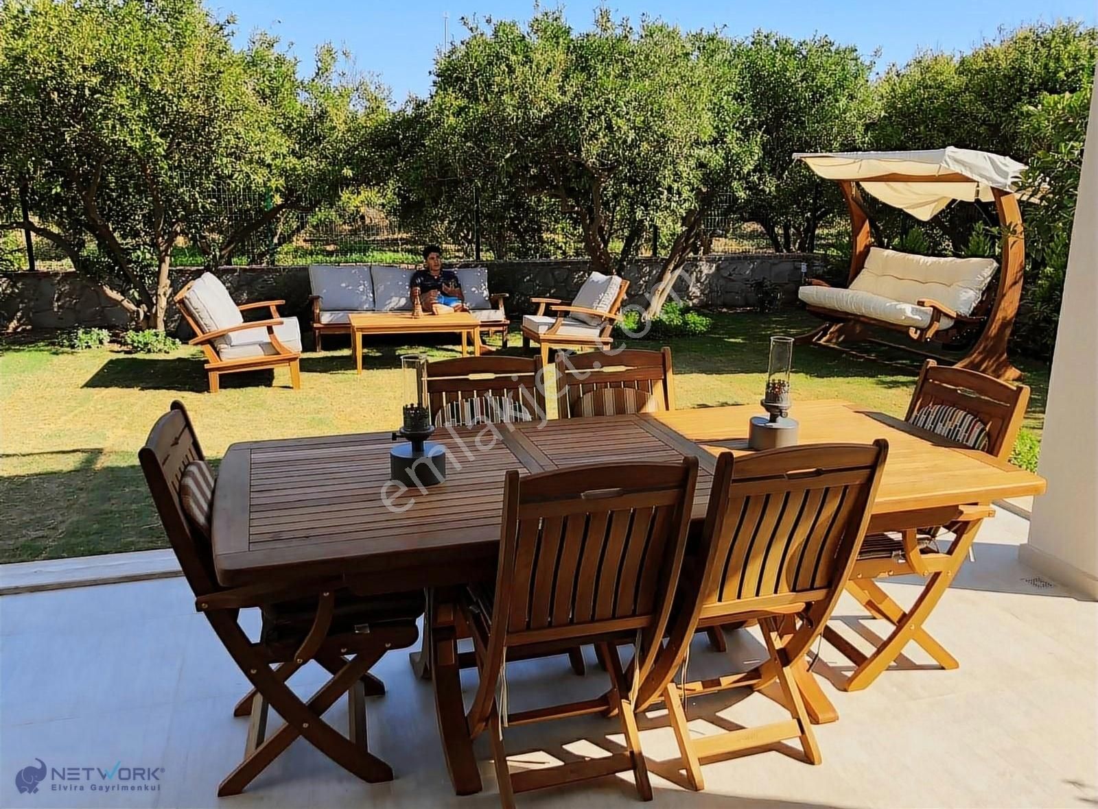 Bodrum Ortakent'de 3+1 Yıllık Kiralık Bahçe Katı Daire - Görsel 30