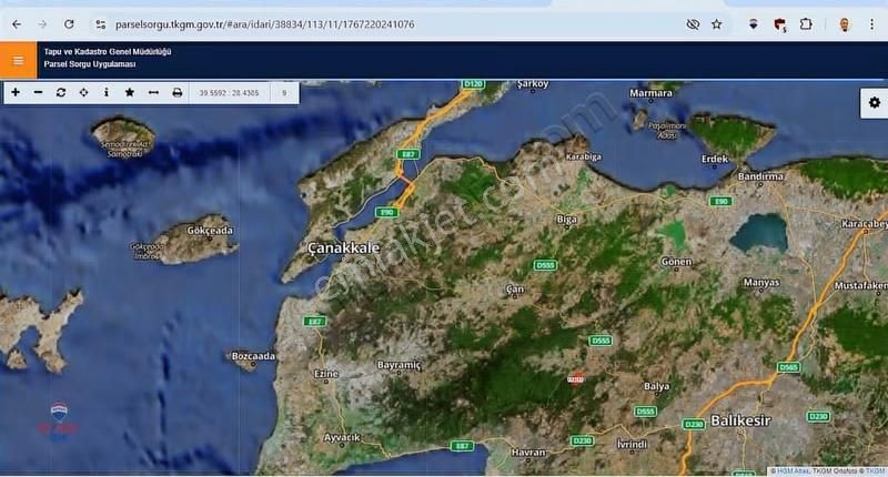 Kaz Dağlarının Eteklerinde,köy İçerisinde İmarlı Arsa - Görsel 10