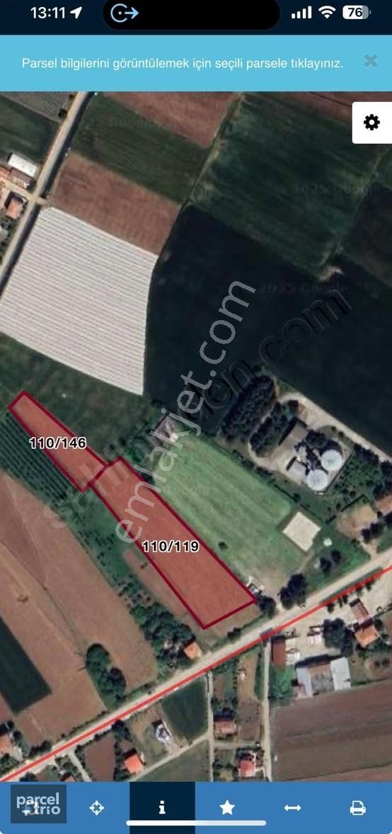 Toprak Mahsulleri Ofisinin Yanında 6756m2 Satılık Tarla - Görsel 2