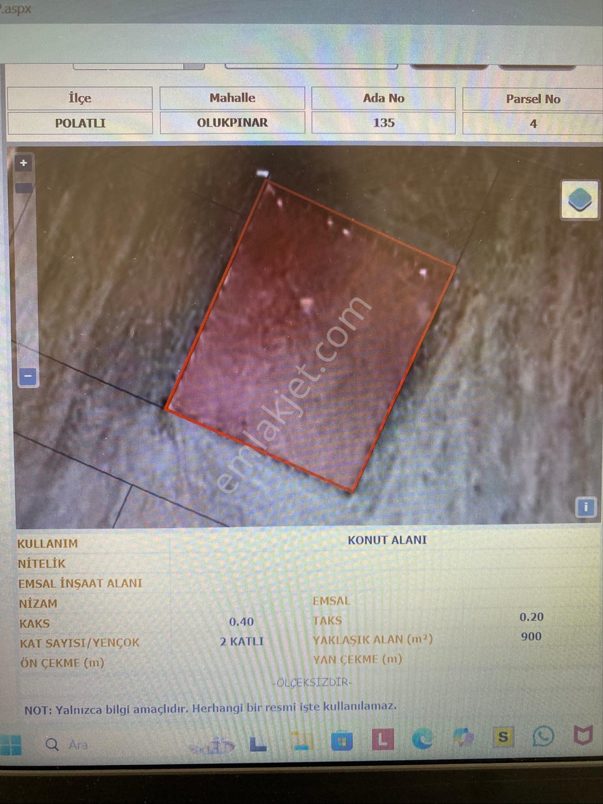 Temelli Olukpınar’da 0.40 Emsal Kök Tapu 750m2 Tek Tapu Arsa - Görsel 2