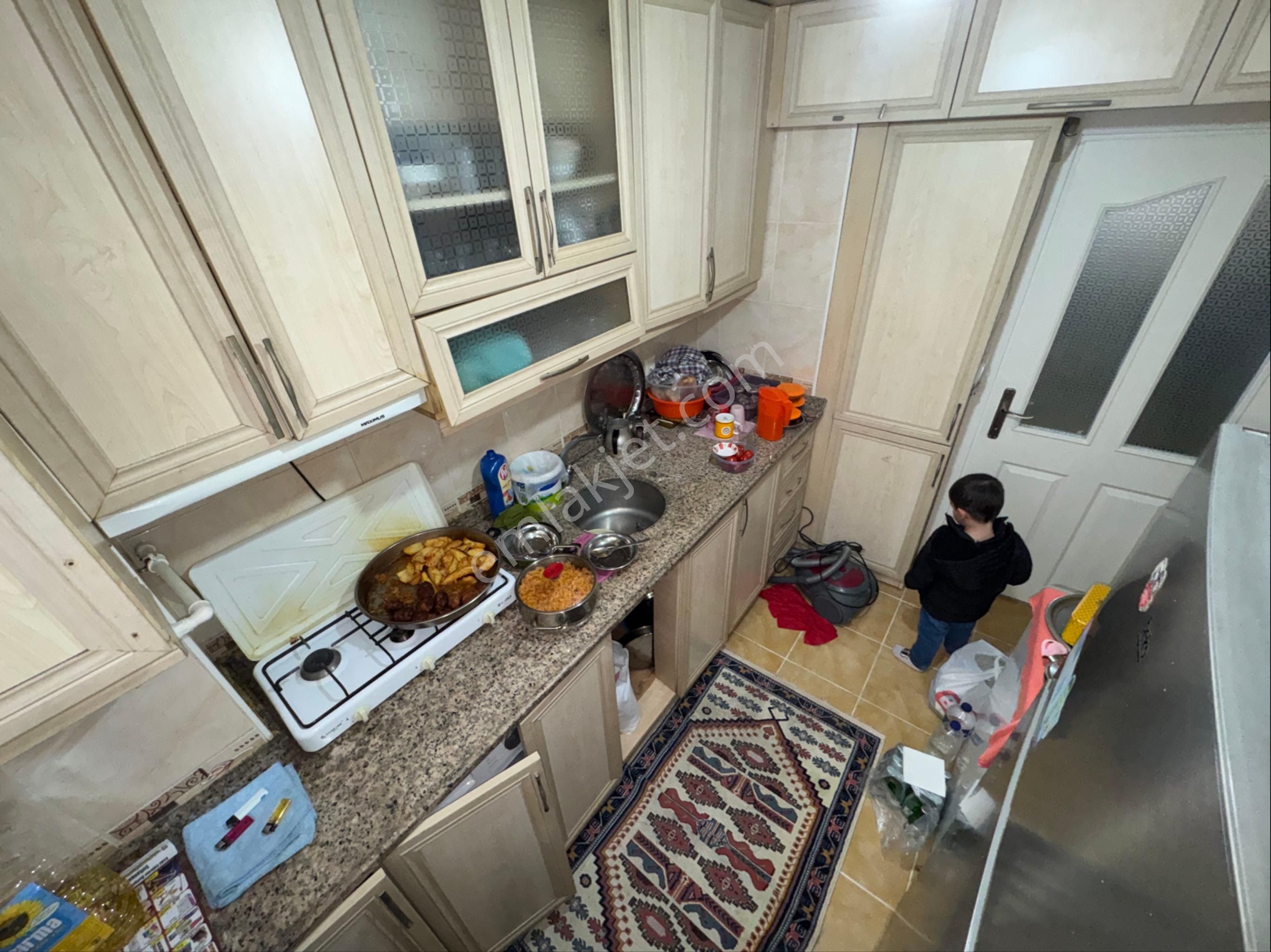 Zaferyapıdan Satılık Yüksekcamlı Bahçekatı Daire 2+1 80m2 15yaş Krediye Uygun Cebeci Mahde - Görsel 16