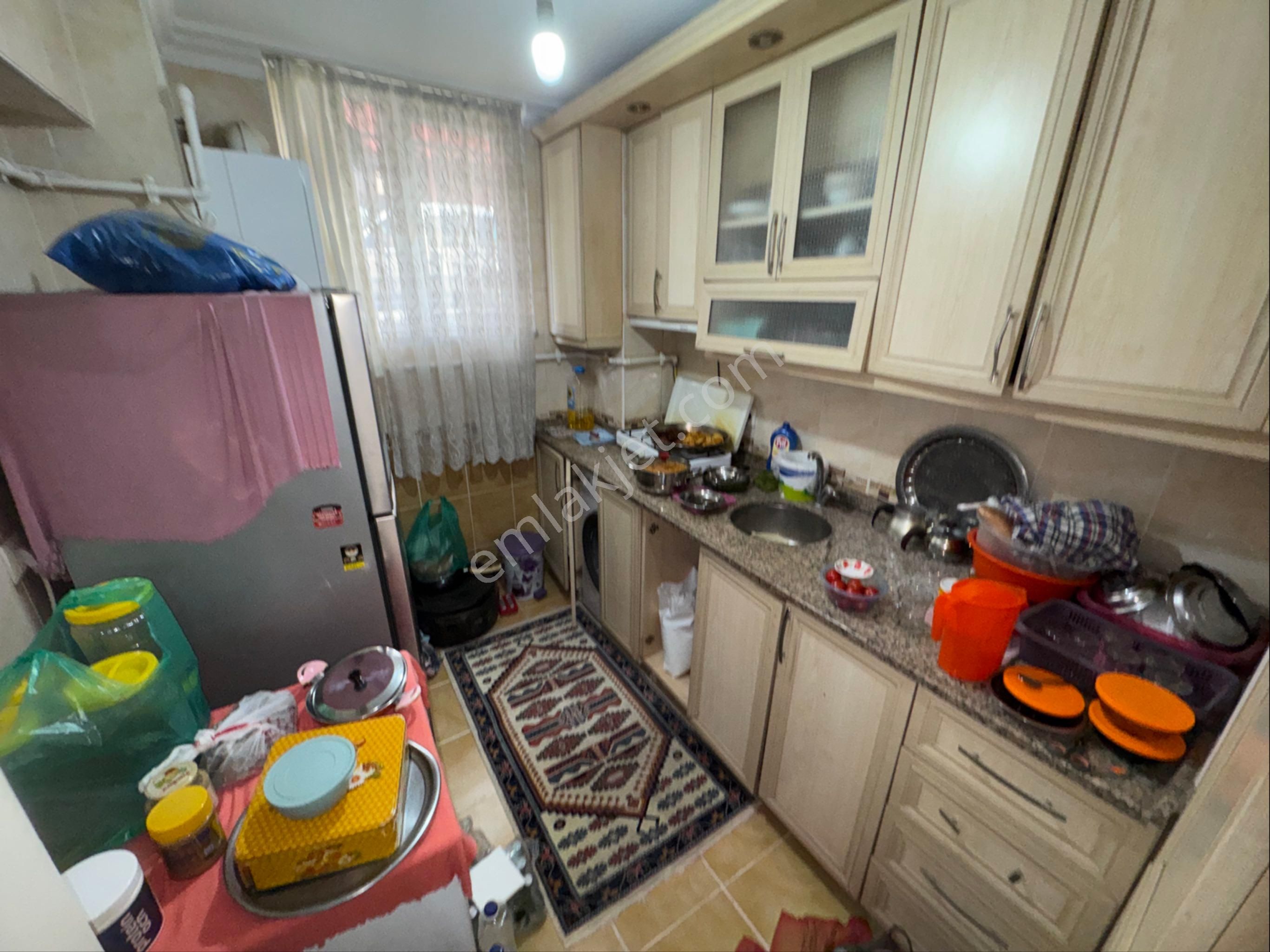 Zaferyapıdan Satılık Yüksekcamlı Bahçekatı Daire 2+1 80m2 15yaş Krediye Uygun Cebeci Mahde - Görsel 17