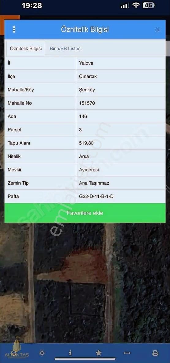 Çınarcık Şenköyde İhtiyaçtan Dolayı Acil Satılık Arsa - Görsel 9