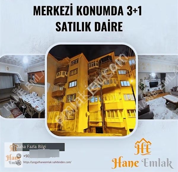 Hane Emlak'tan Şehir Merkezinde Satılık Daire
