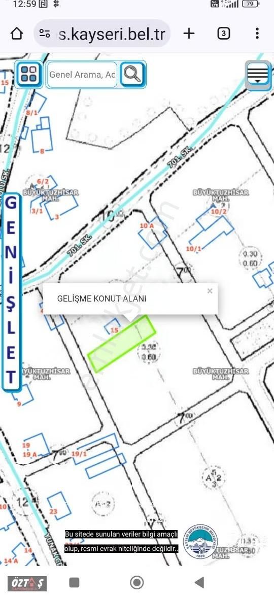 Büyüktuzhisarda Dört Adet Bitişik Temiz Villa Arsası - Görsel 9