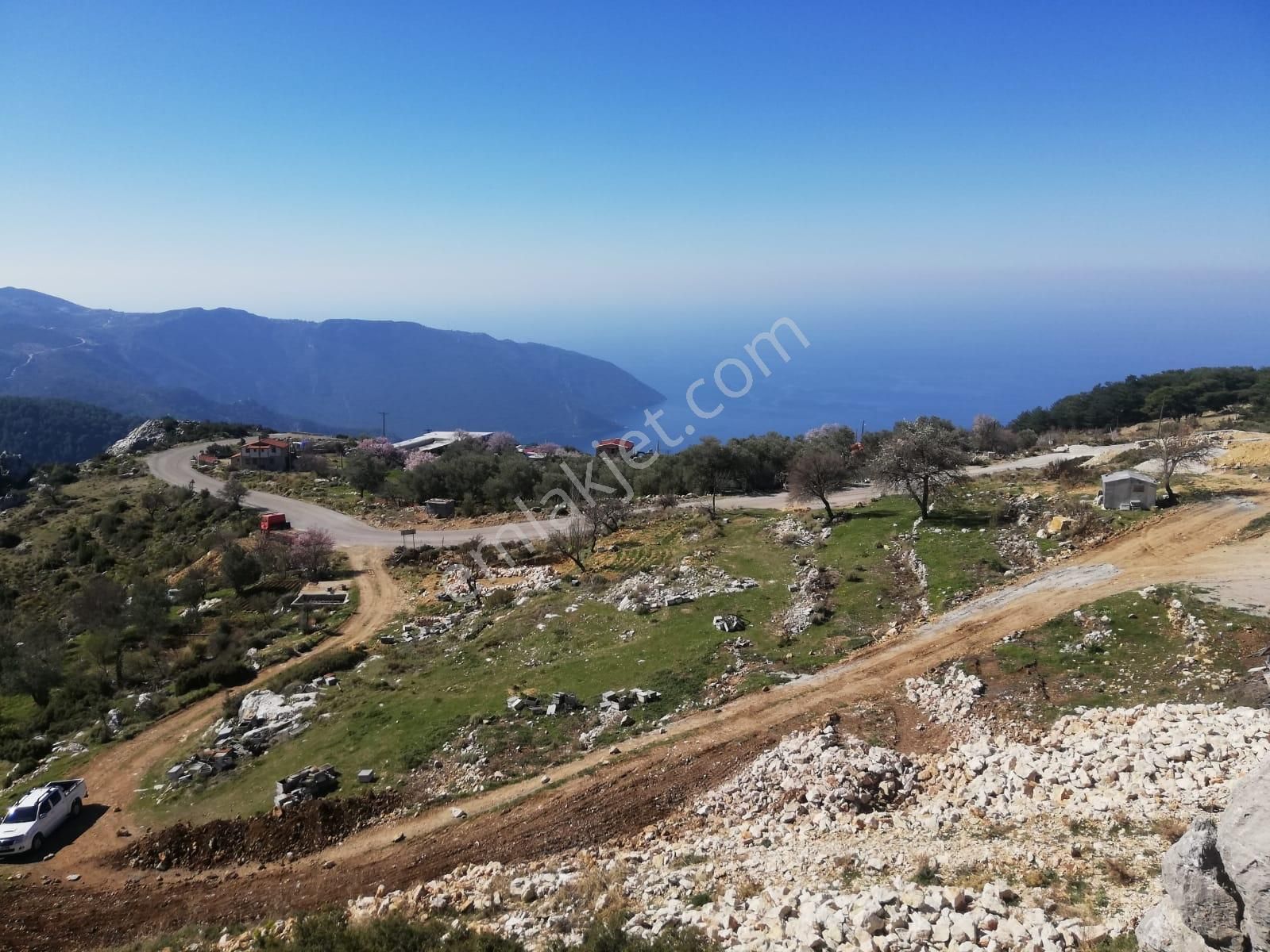 Fethiye Karaağaçta Deniz Manzaralı Satılık 2952m2 - Görsel 6