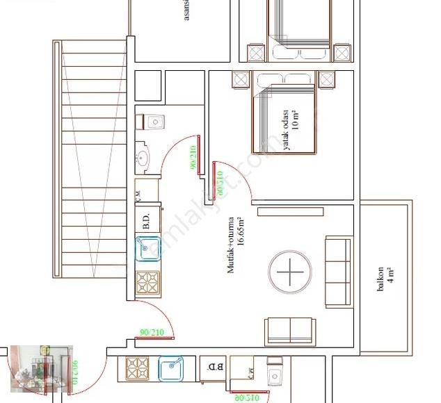 Güneşli Mahallesinde 112 Ye Yakın Konumda Satılık 1+1 Daire - Görsel 7