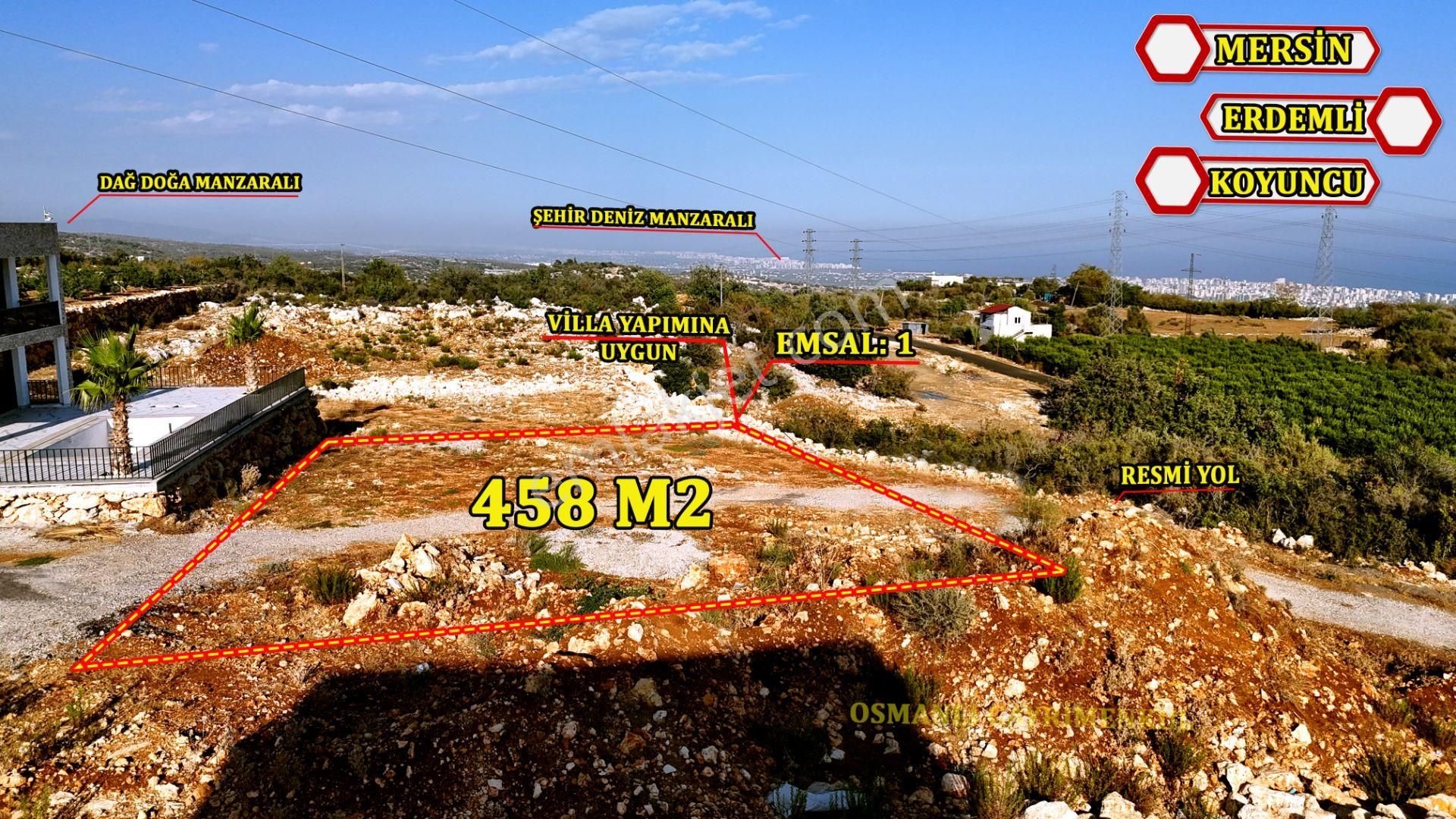 Erdemli Koyuncuda Villa İmarlı Deniz Manzaralı Arsa - Görsel 4