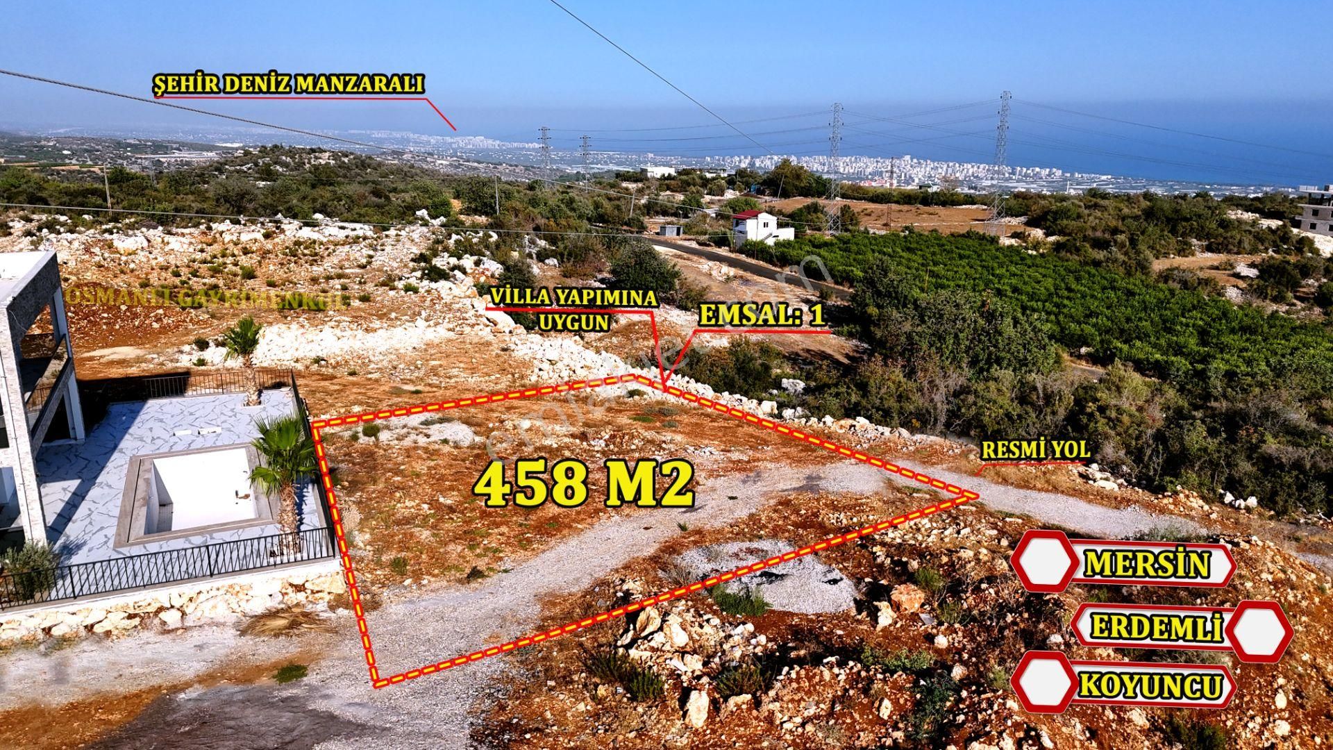 Erdemli Koyuncuda Villa İmarlı Deniz Manzaralı Arsa - Görsel 2