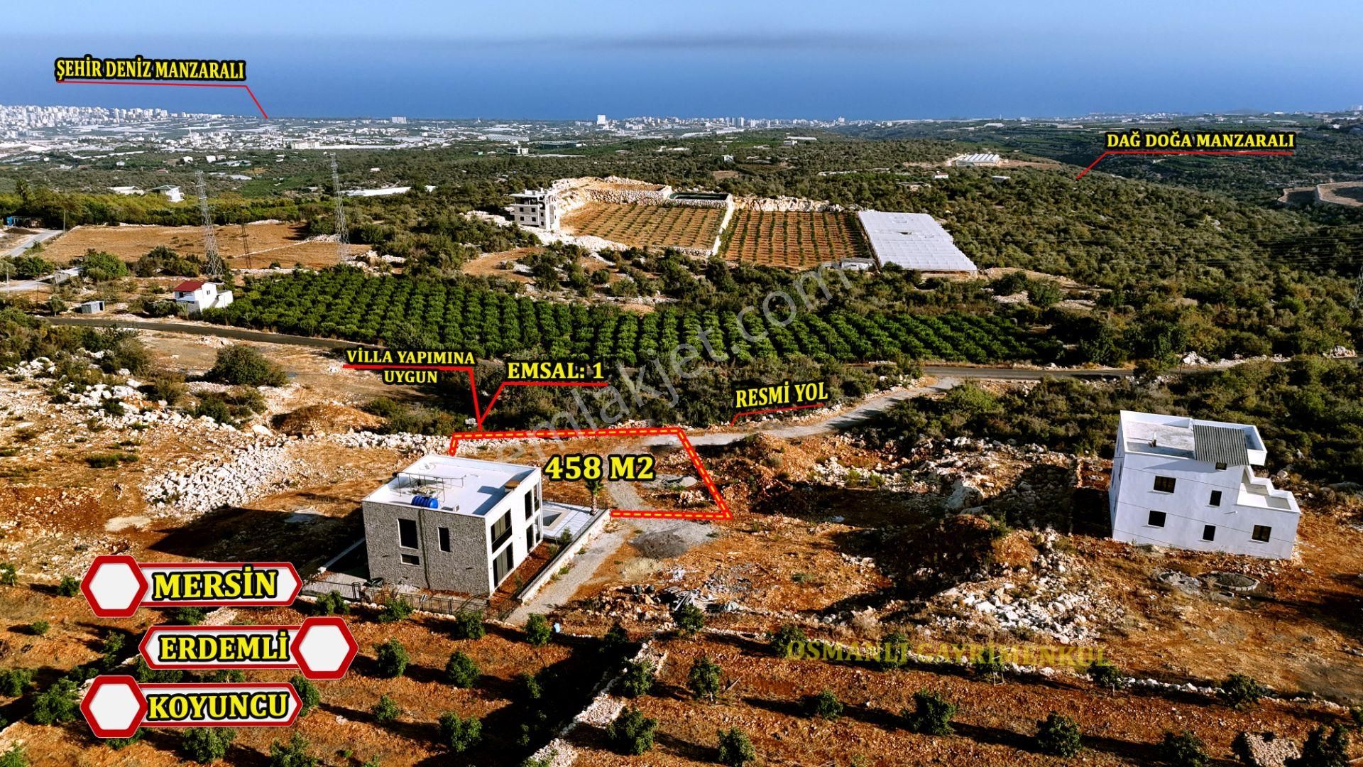 Erdemli Koyuncuda Villa İmarlı Deniz Manzaralı Arsa - Görsel 7