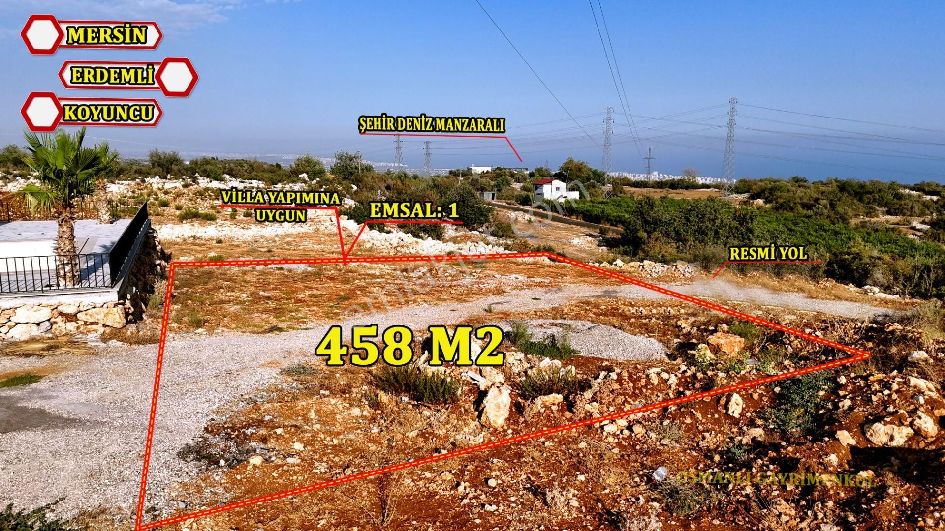 Erdemli Koyuncuda Villa İmarlı Deniz Manzaralı Arsa - Görsel 3