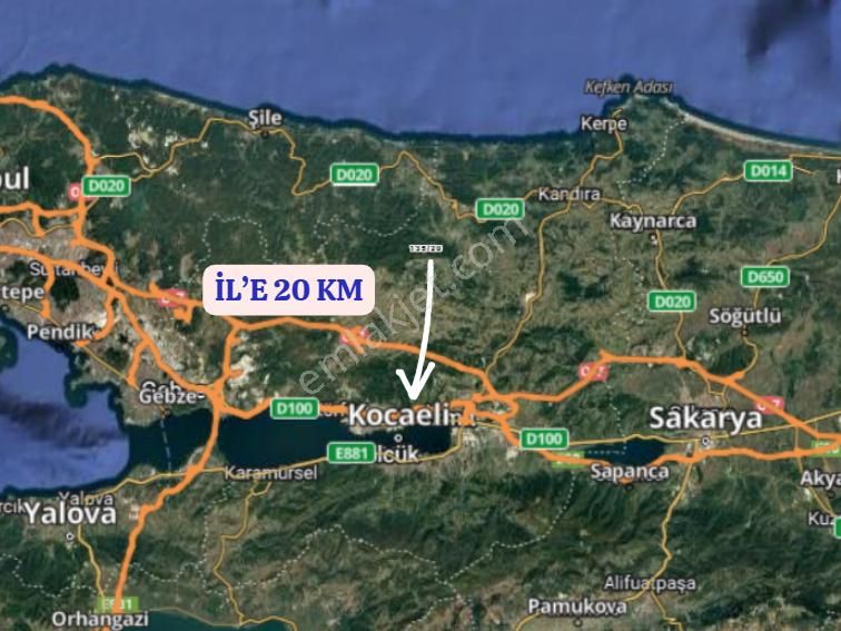 Kocaeli Kandıra Çakmaklar Köyünde 2.893 M² Tarla Satılıktır - Görsel 6