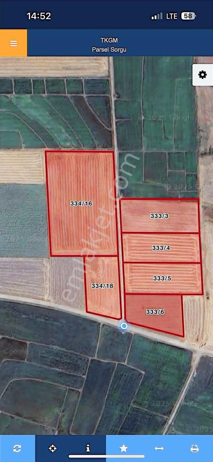 Çanakkale Biga Yeniçiftlik Köyünde 5.738 M2 Satılık Tarla - Görsel 2