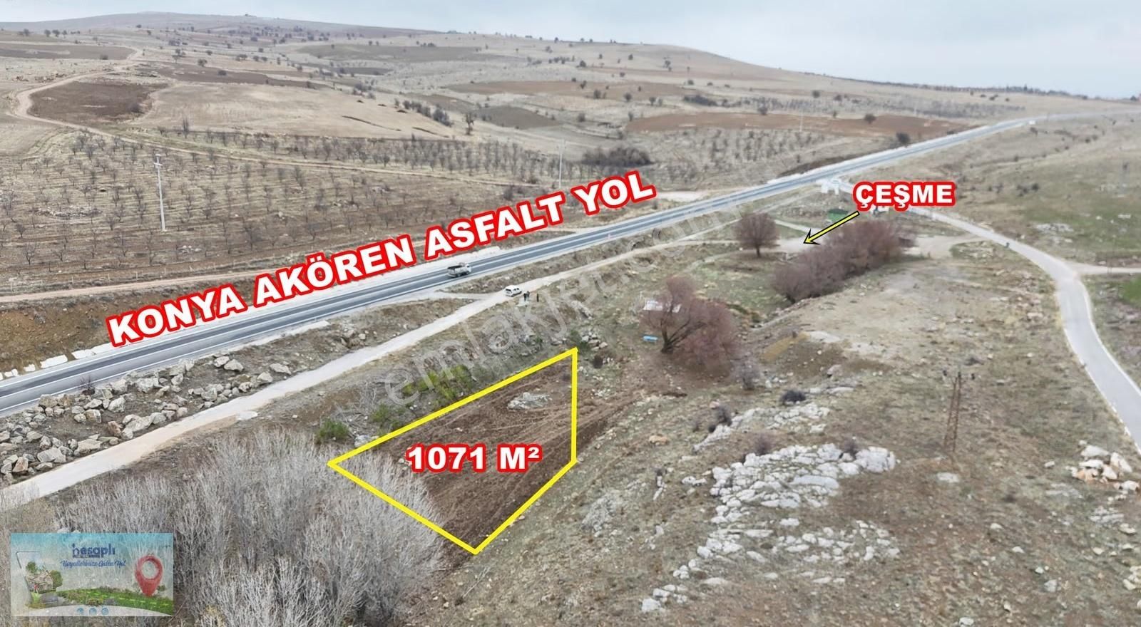 Meram Sarıkız Da Asfalt Yola Cephe Çeşme Dibinde Tarla - Görsel 4