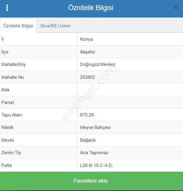 A-k Emlaktan Doğrugözde D300 Yoluna Sıfır 1870 M2 Bahçe - Görsel 3
