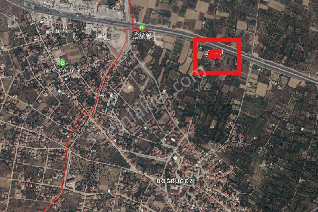 A-k Emlaktan Doğrugözde D300 Yoluna Sıfır 1870 M2 Bahçe - Görsel 5