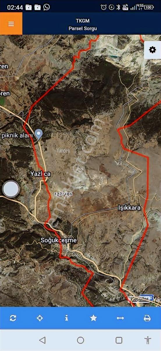 Şölen Gayrimenkul Den Kütahya Ilıca Kaplicalarinda Satılık Tarla - Görsel 4