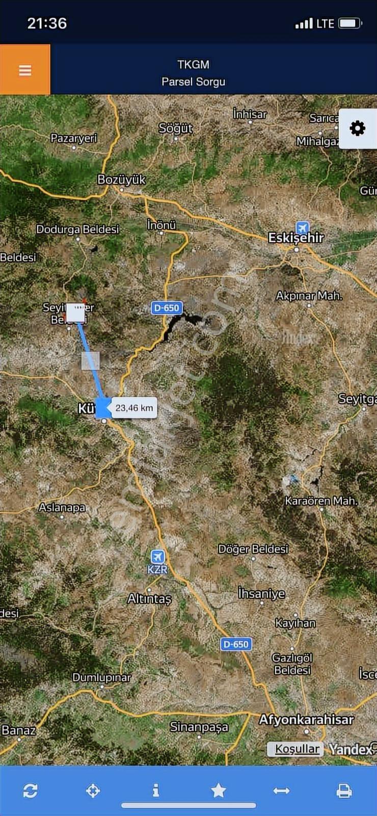 Eynegazi Köyünde Satılık Tarla - Görsel 8