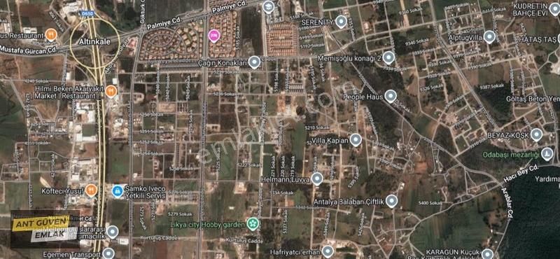 Altınkale Kuzeykentte 1090 M2 4 Yol Ağzı Arsa