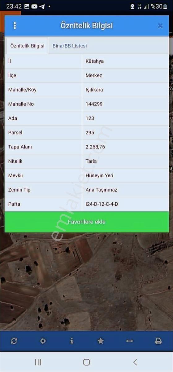 Kütahya Merkez Işıkkara' Da Köye 250 Mt. Mesafede 2.258 M2 Tarla - Görsel 2
