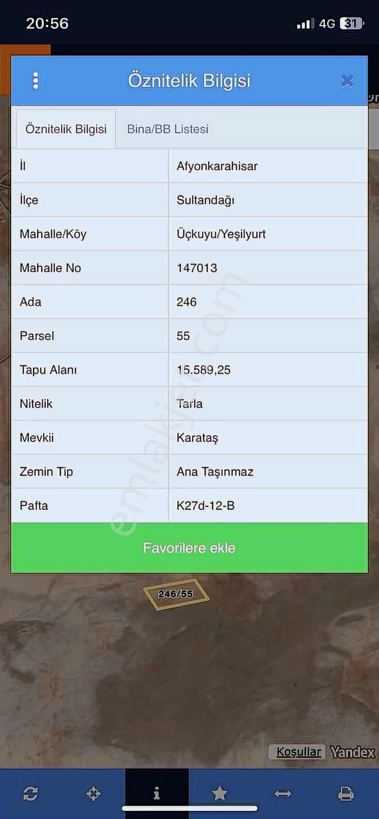 Afyon Sultandağı Üçkuyu Civarında Satılık Tarlalar - Görsel 7