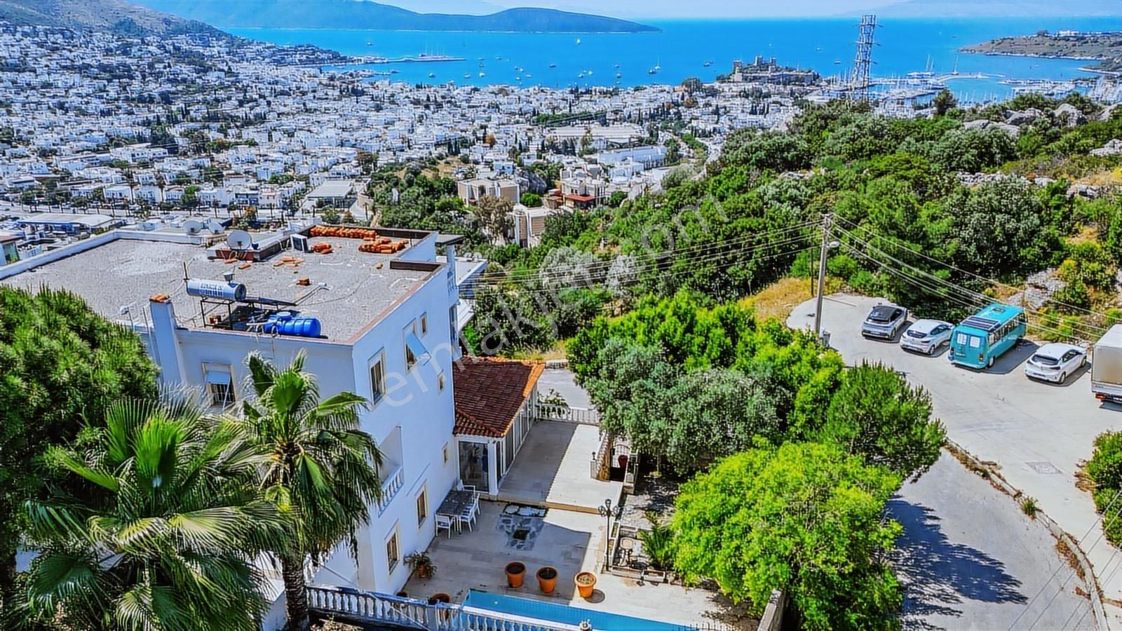Bodrum Yokuşbaşı Kale Ve Deniz Manzaralı, Satılık 5+2 Villa - Görsel 31