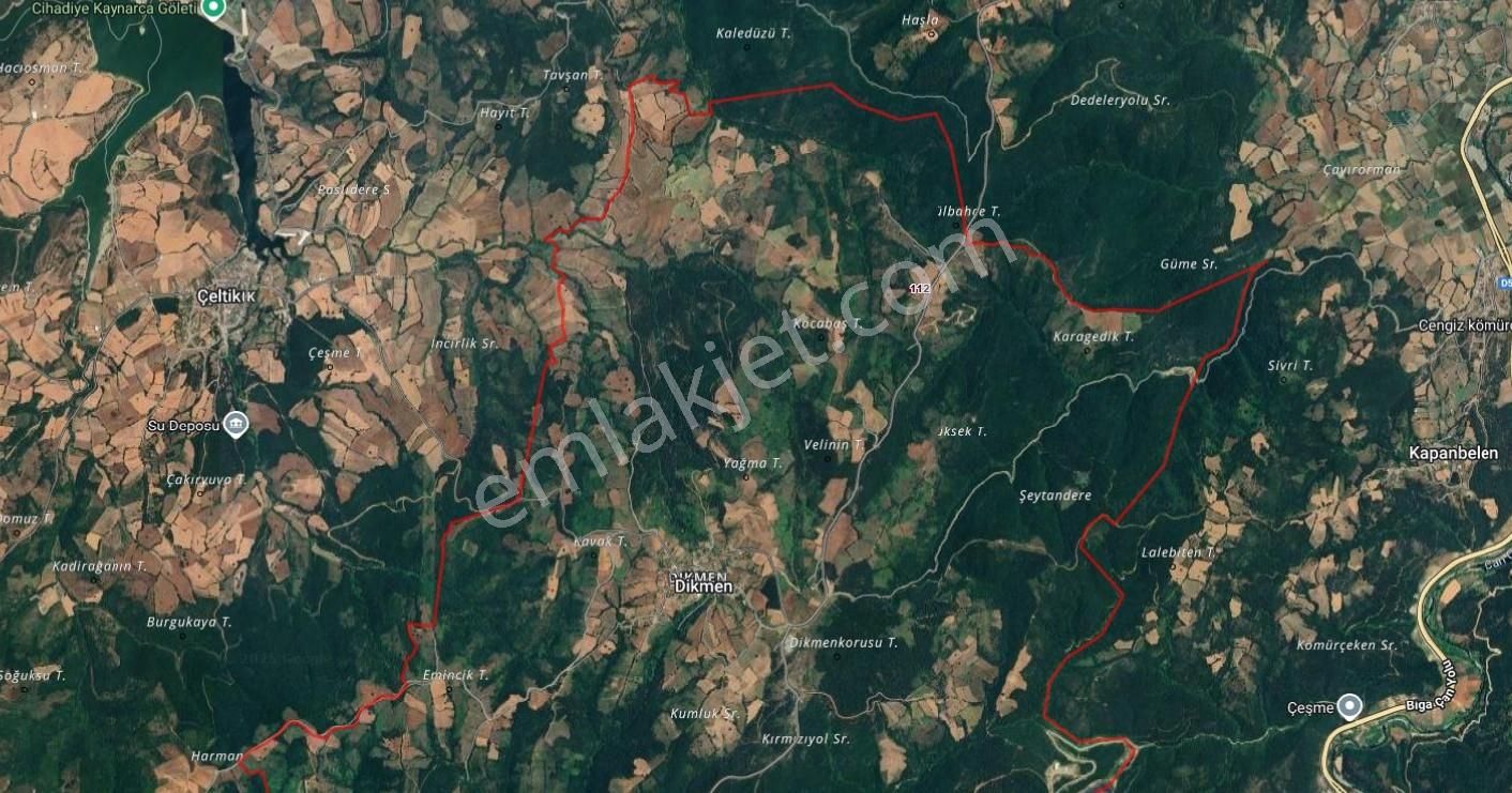 Çanakkale Biga Dikmen Köyünde Asfalta Cephe - Görsel 7