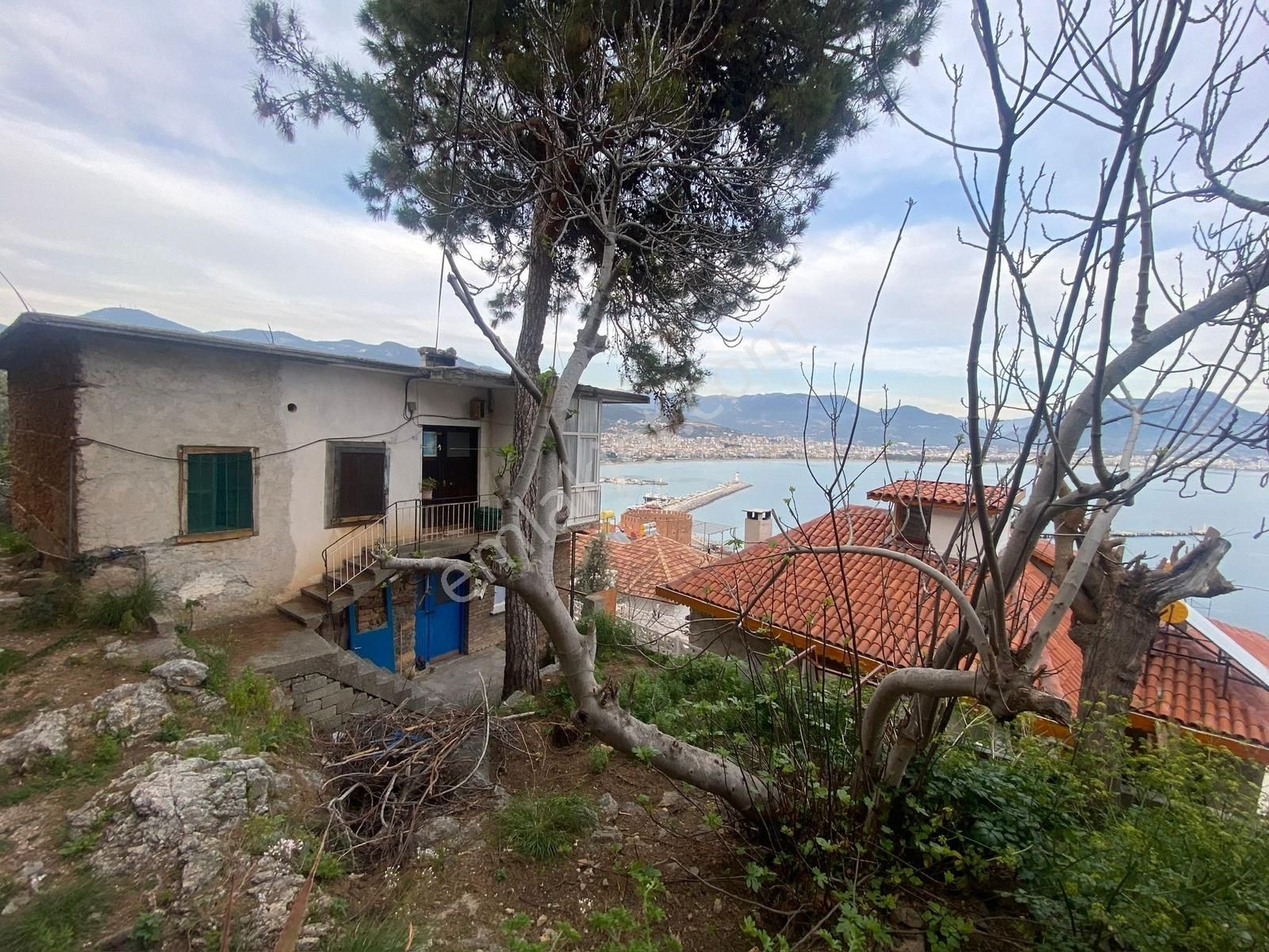 Alanya Kalesinde Full Deniz Manzaralı Taş Ev - Görsel 9