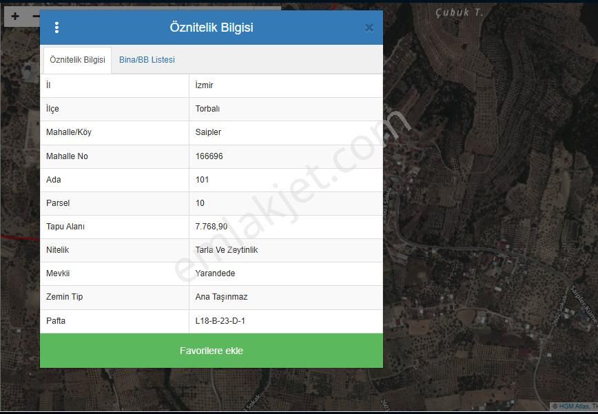 Turpa Lotustan Torbalı Saiplerde Satılık Zeytinlik - Görsel 4