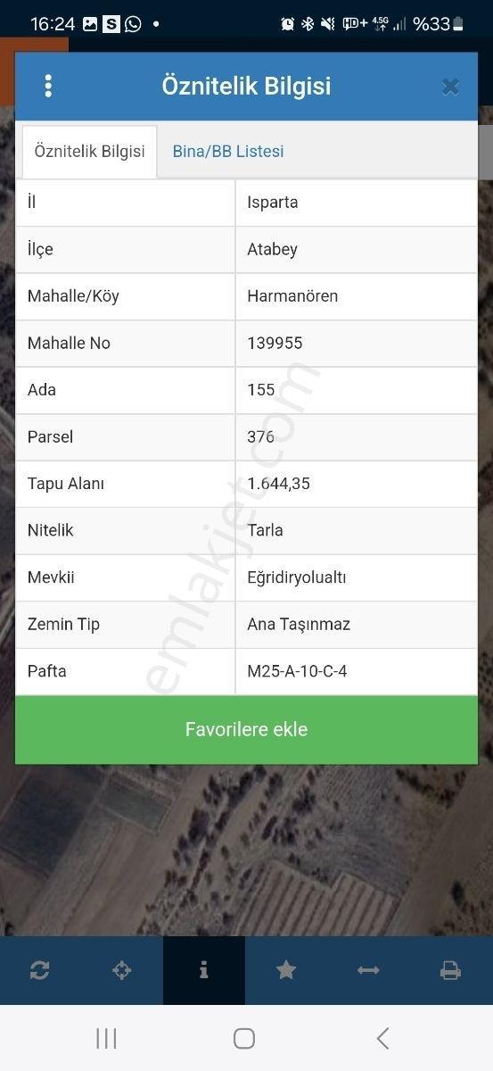Harmanörende Satılık Kanal Yolu Üzerinde 1650 M2 Hobi Bahçesi - Görsel 3