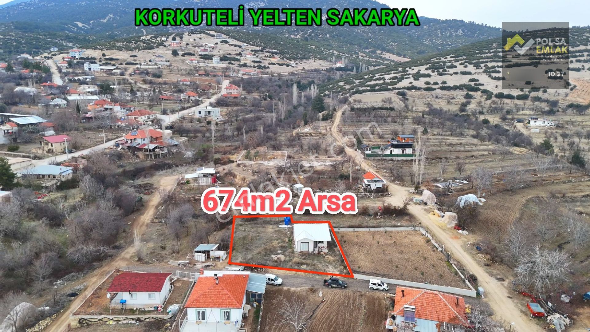 ✅korkuteli✅yelten Sakaryada✅satılık Müstakil Ev ✅arsa 674m2✅ev 78m2 Ve 2+1