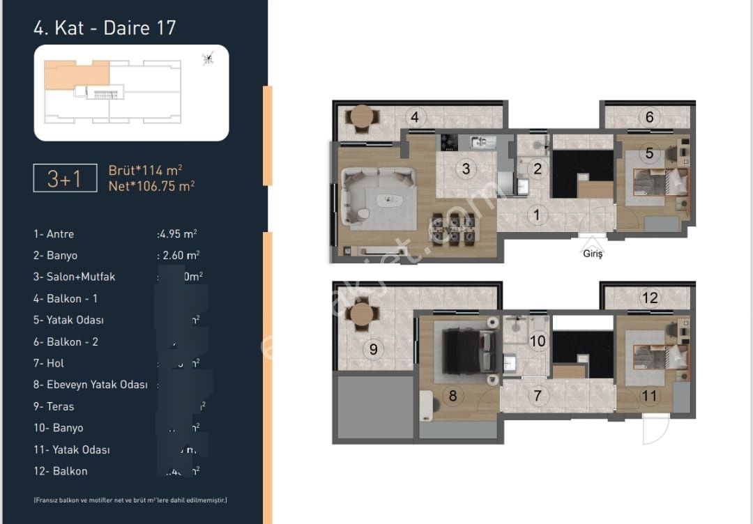 Işıklar Caddesi Konfor Ve Prestij Bir Arada 3+1 Sıfır Daire - Görsel 28
