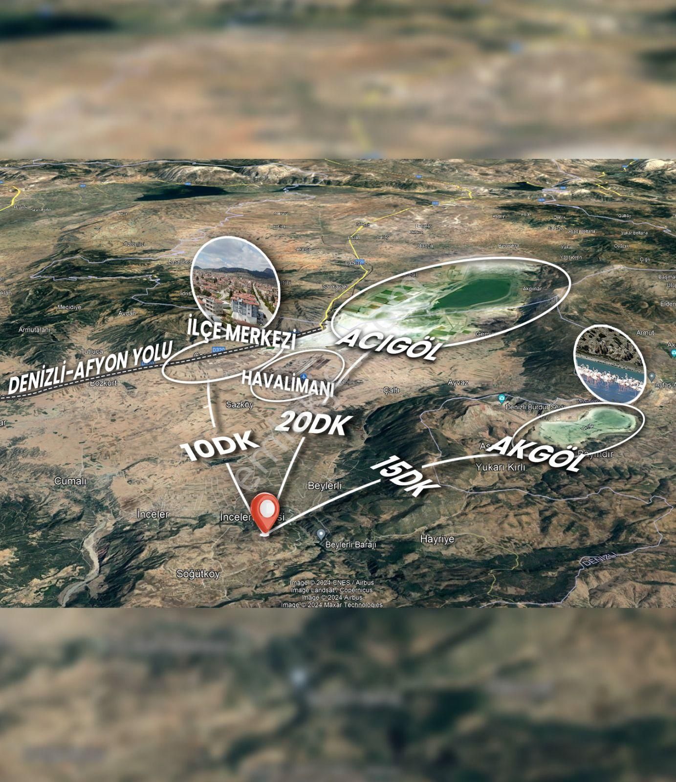 Çardak Söğüt Mah De Yerleşime Yakın 5638m2 Satılık Arazi - Görsel 5