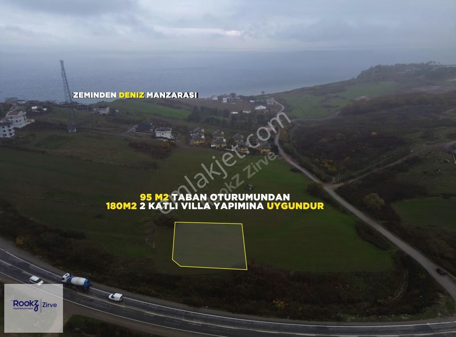 Yalova Üniversitesi Yanında Villa İmarlı Deniz Manzaralı Arsa - Görsel 3