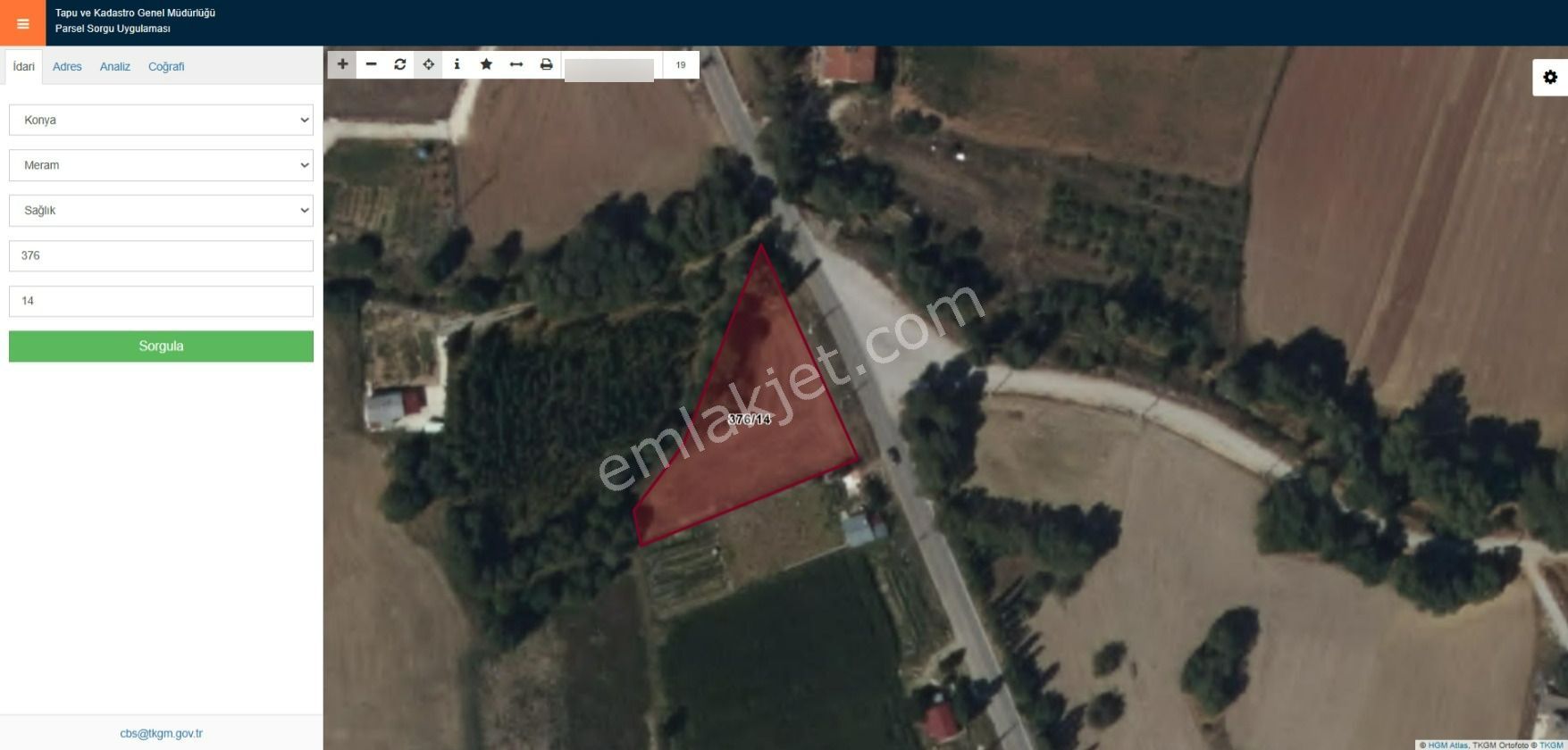 Sağlık'ta Caddeye Cephe Asfalta Cephe 1800 M2 Tam Bahçelik Dümdüz Müstakil Tapu Tarla - Görsel 2
