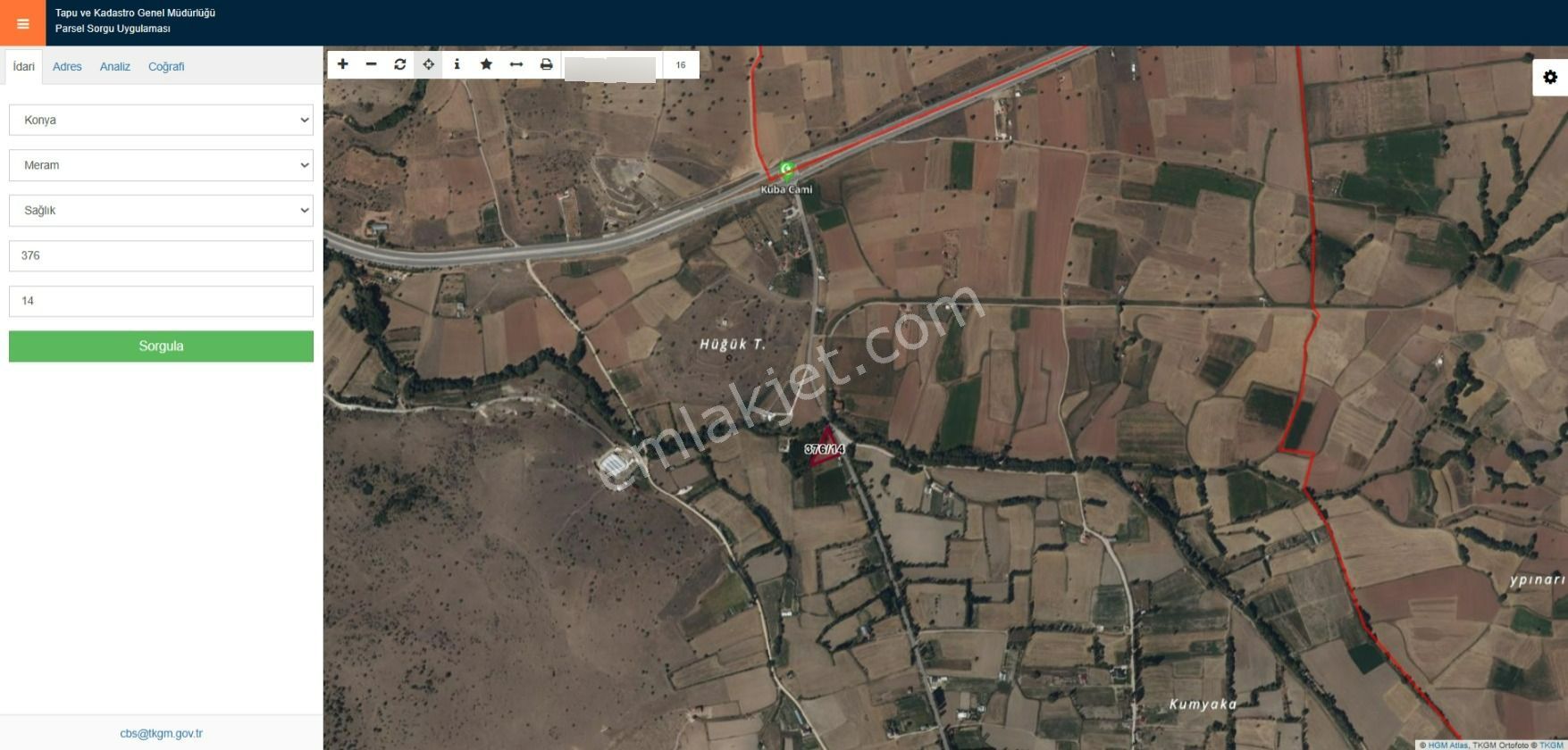 Sağlık'ta Caddeye Cephe Asfalta Cephe 1800 M2 Tam Bahçelik Dümdüz Müstakil Tapu Tarla - Görsel 6