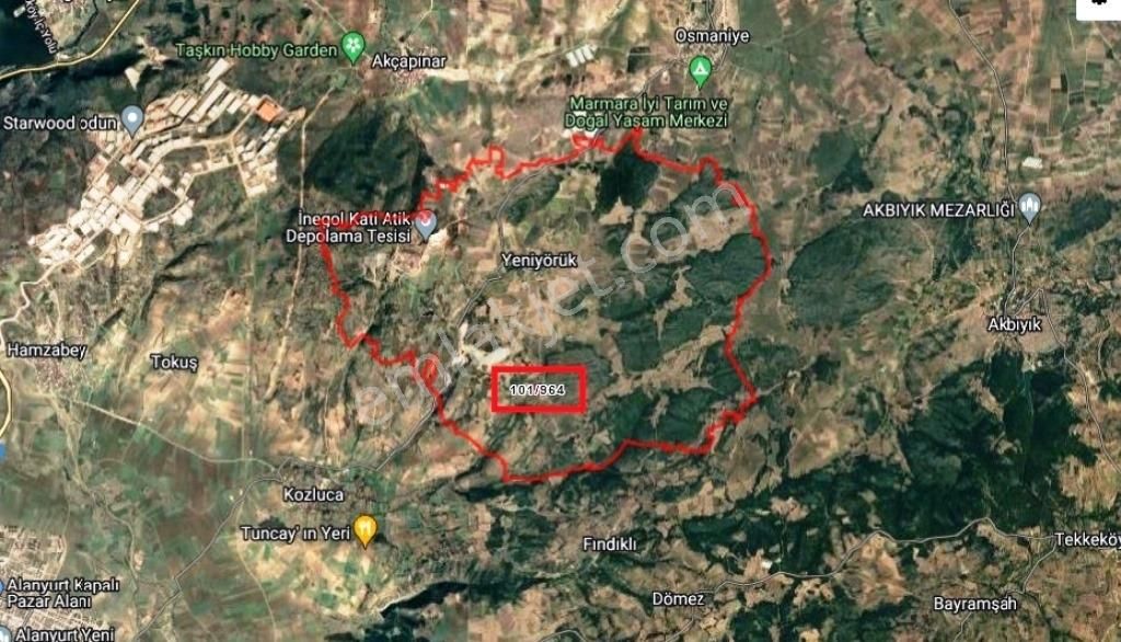 Bursa İnegöl Satılık 5100 M2 Arsa - Görsel 6