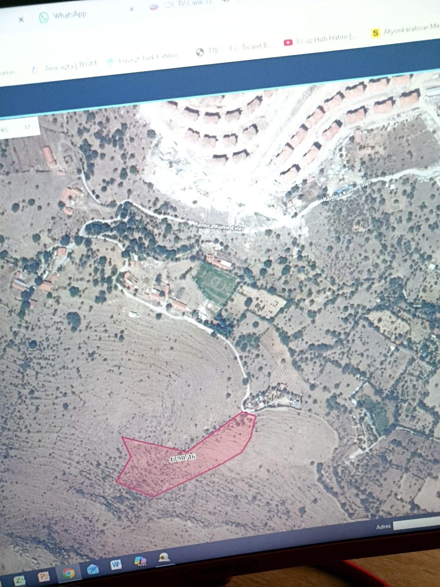 Afyon Tezcan Emlaktan Kanlıca Mahallesinde 3100 M2 Arsa - Görsel 3