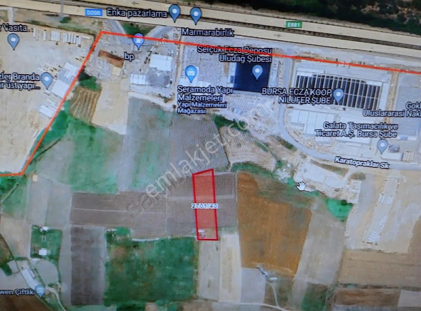 İzmir Yoluna 200 Metre Uzaklık, Ürünlü'de Satılık Hisseli Tarla - Görsel 4