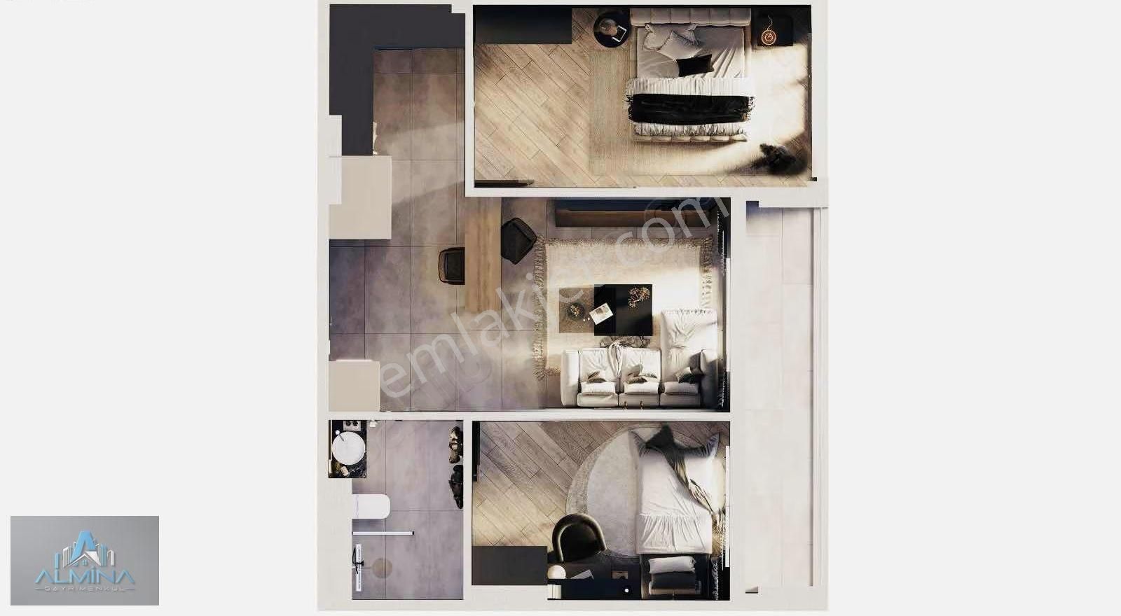 Almina'dan Noa Smart Sitesinde 2+1 Satılık Daire - Görsel 13