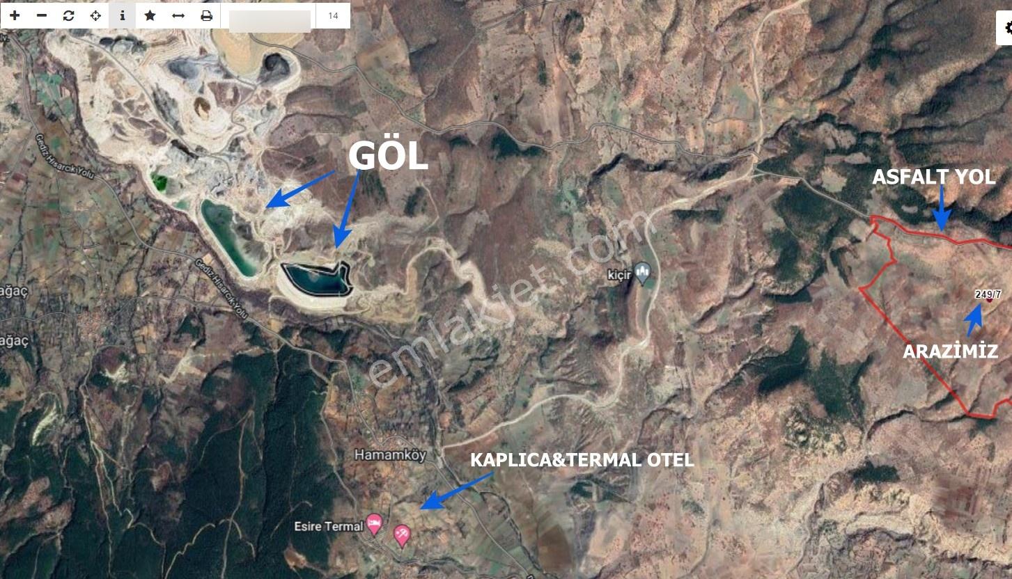 Kütahya Hisarcıkda 2.623 M2 Resmi Yola Cephe Kredi Kart Taksit - Görsel 11