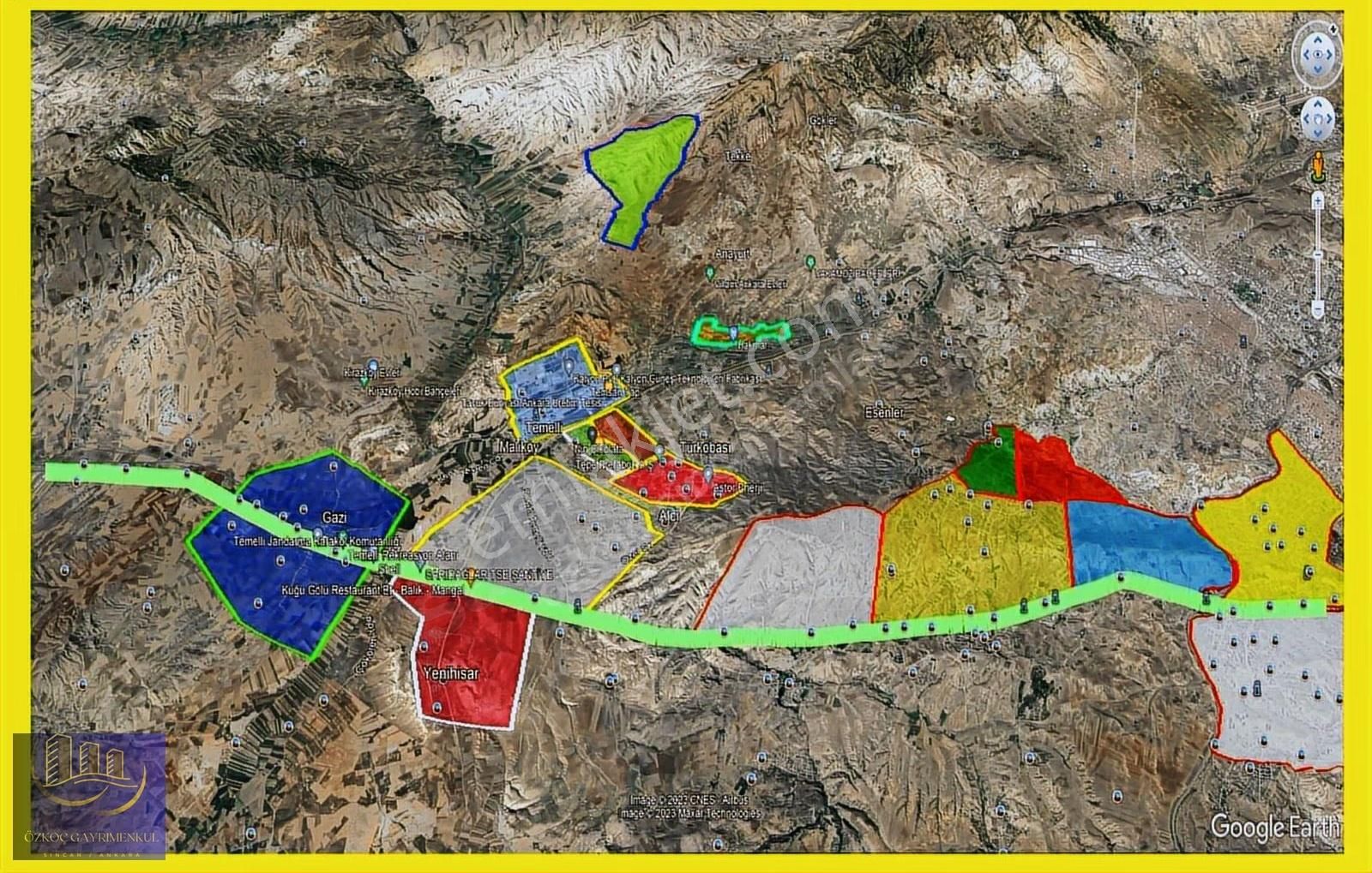 Ayaş Tekke Gülören 101 Ada 5 Parselde 9.000 M² Emsalsiz Hisse - Görsel 27