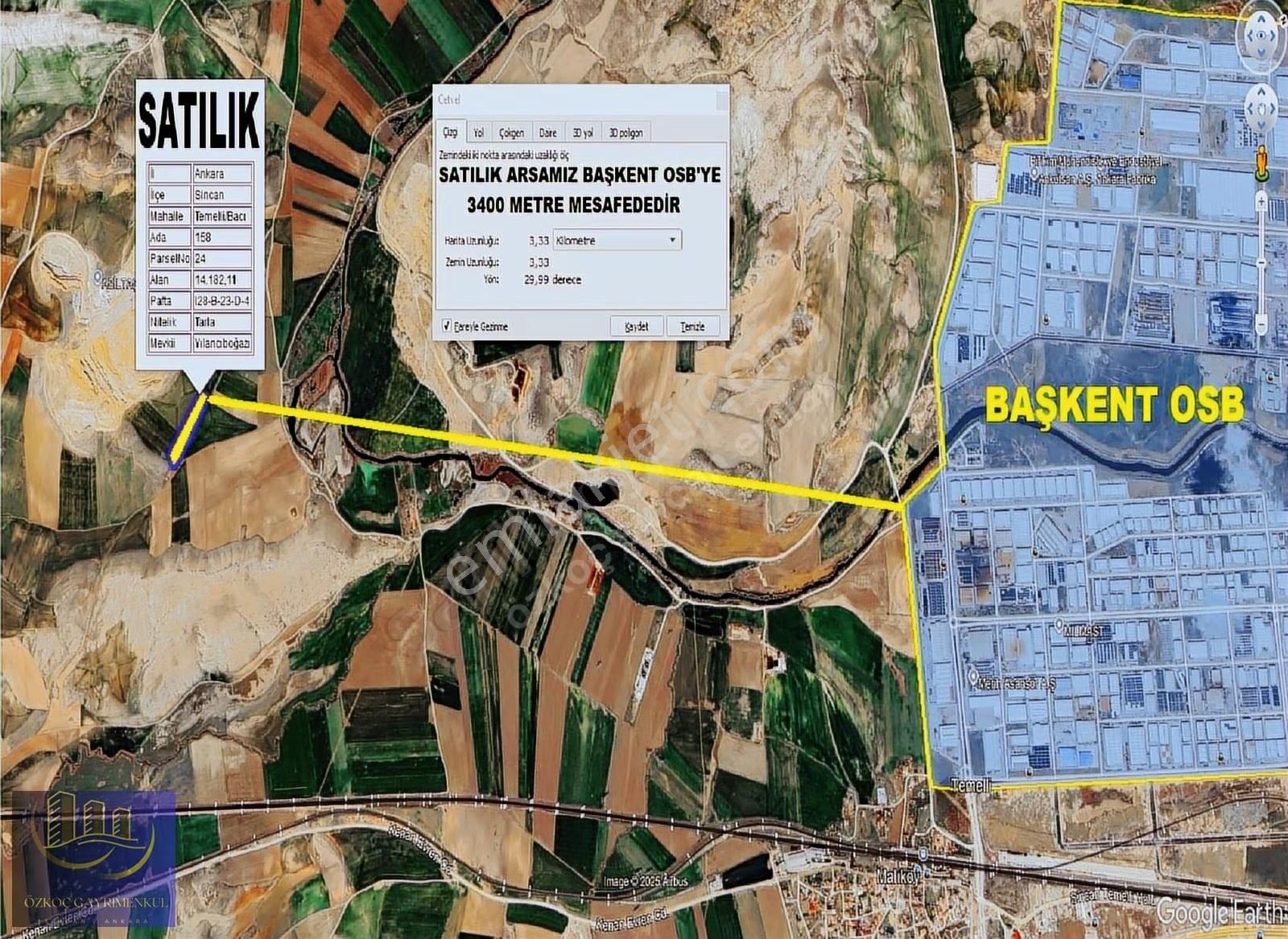 Temelli Bacıda 5000' Lik Plan İçinde Yatırımlık 2310 M² Hisse - Görsel 29