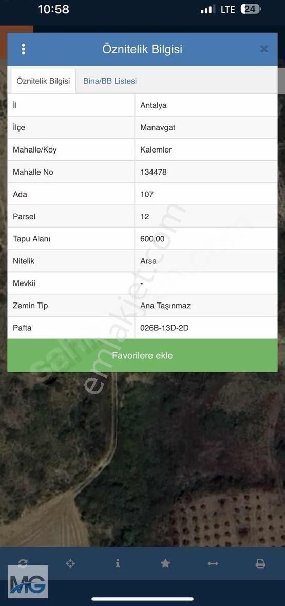 Kalemler De Satılık Ful Deniz Manzaralı 600 M2 Arsa - Görsel 4