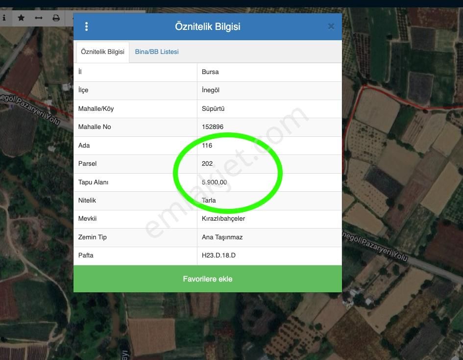 Sinan Emlaktan Süper Konumda Tarla - Görsel 4