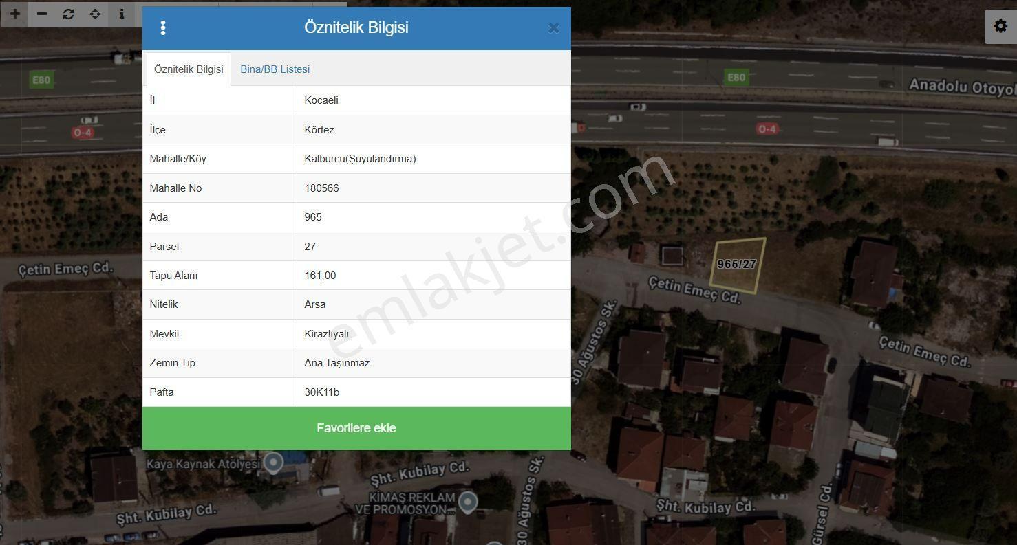 Satılık Arsa Konut İmarlı Körfez'de Yol'a Cephe Yatırımlık - Görsel 6
