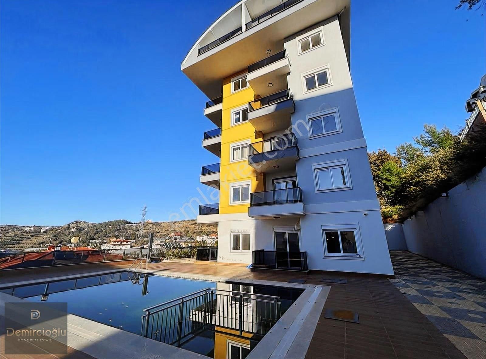 Alanya Konaklıda Full Deniz Manzaralı Sıfır 1+1 Kiralık Daire - Görsel 18