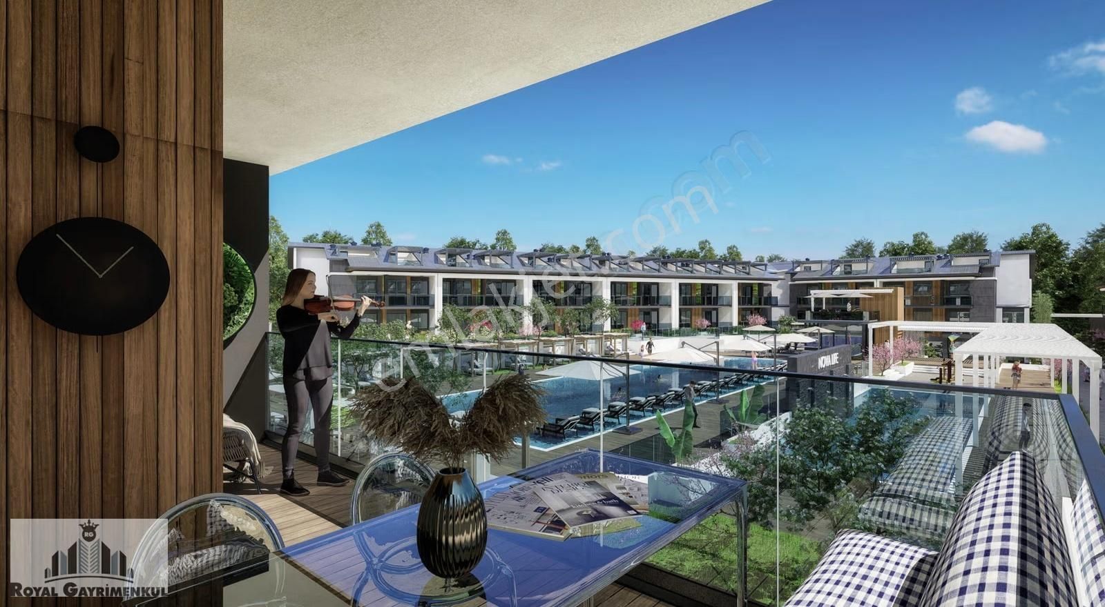 Antalya Manavgat Side Bölgesinde Lüks Köşe Başı Duplex Daire